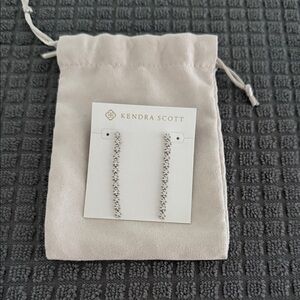 Kendra Scott Silver Drop Earrings